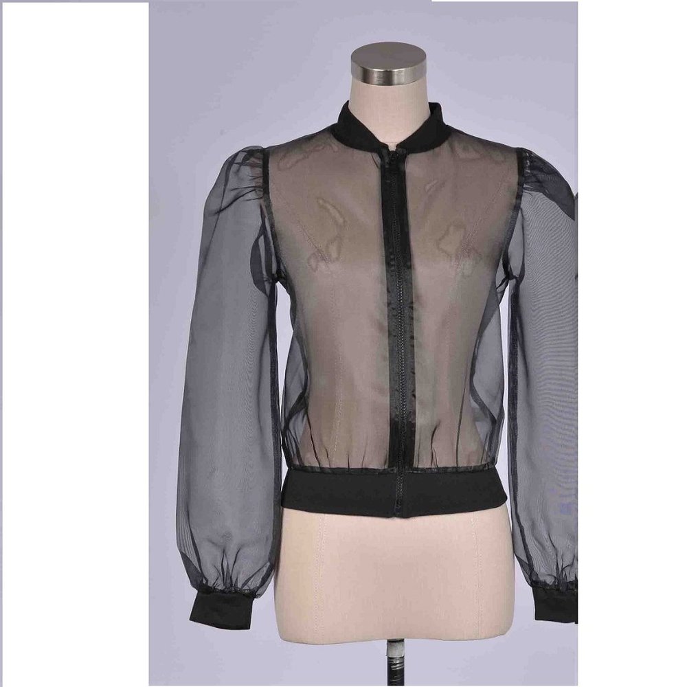 ORGANZA ZIP UP